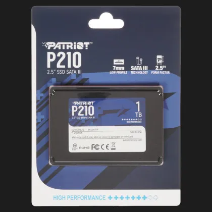 Накопитель SSD Patriot P210 1TB SATA (P210S1TB25)