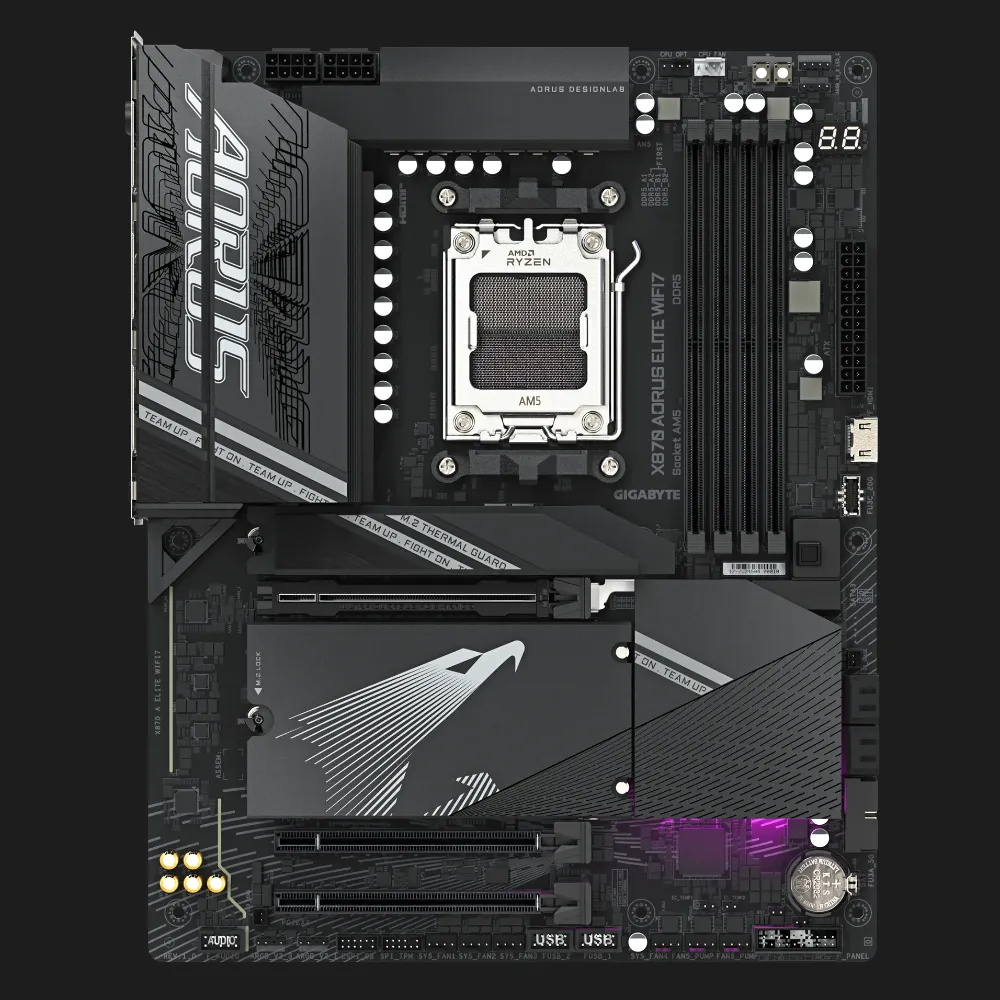 Материнська плата GIGABYTE X870 A ELITE WIFI7 1.1 (sAM5) (X870 A ELITE WIFI7 1.1)