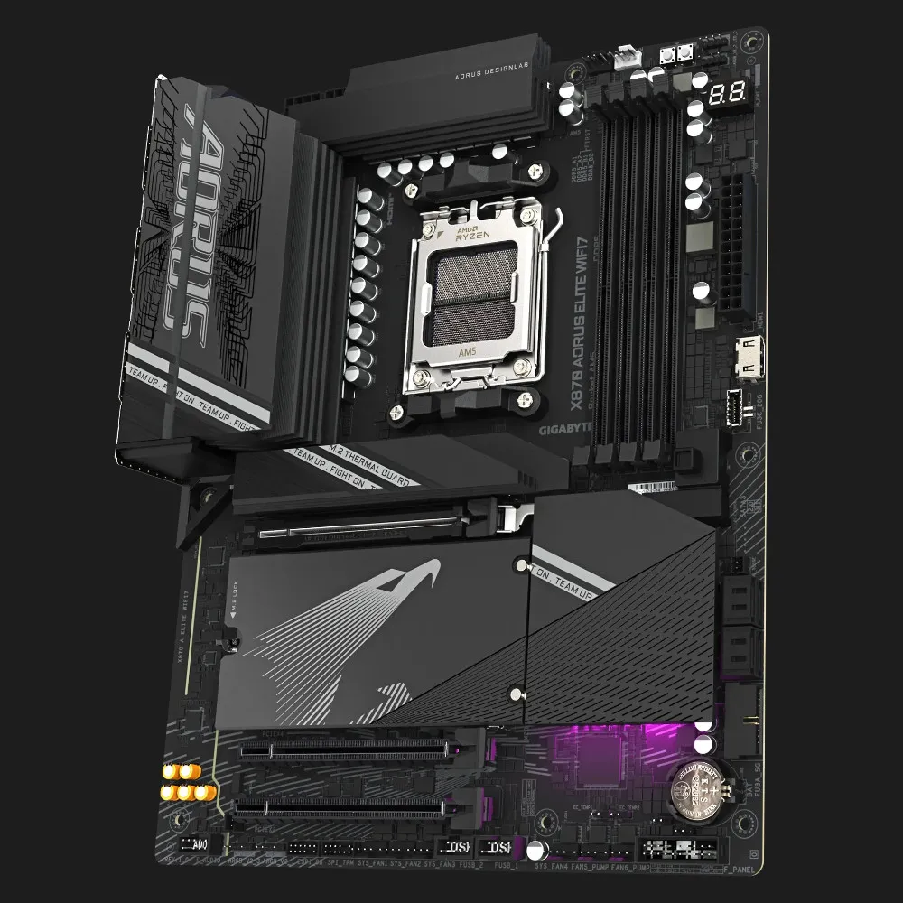 Материнська плата GIGABYTE X870 A ELITE WIFI7 1.1 (sAM5) (X870 A ELITE WIFI7 1.1)