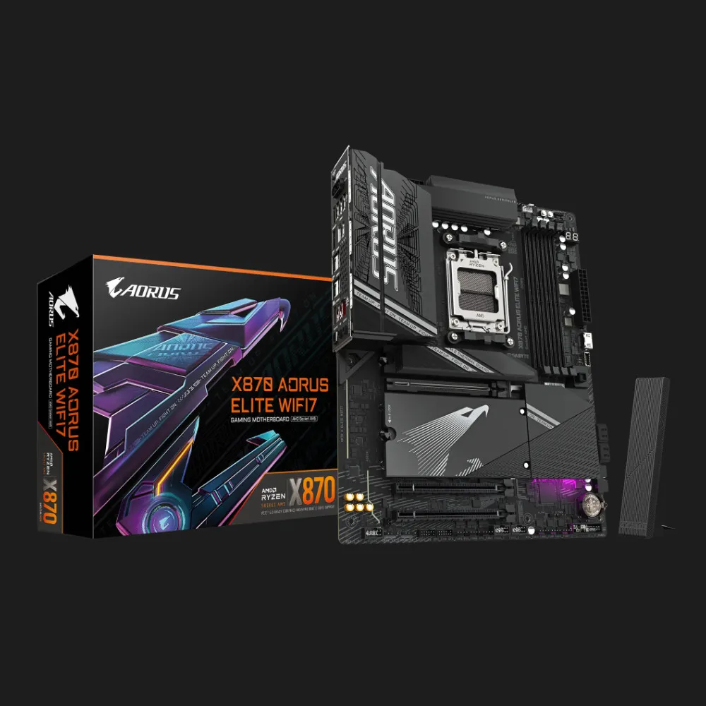 Материнська плата GIGABYTE X870 A ELITE WIFI7 1.1 (sAM5) (X870 A ELITE WIFI7 1.1)
