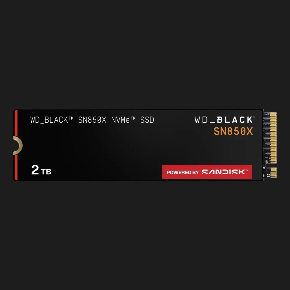 Накопичувач SSD SanDisk SN850X 2TB NVMe PCIe 4.0 (WDS200T2X0E)