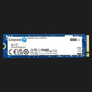 Накопичувач SSD Kingston NV3 500GB NVMe PCIe 4.0 (SNV3S/500G)