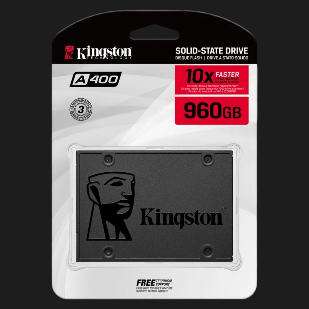 Накопичувач SSD Kingston A400 960GB SATA (SA400S37/960G)