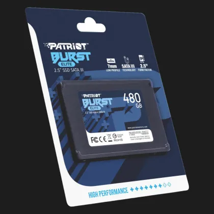 Накопитель SSD Patriot Burst Elite 480GB SATA (PBE480GS25SSDR)