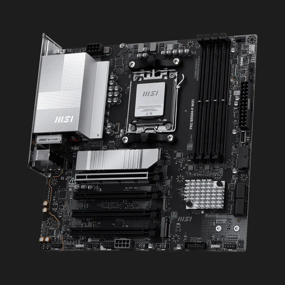 Материнська плата MSI PRO B850M-P WIFI (PRO B850M-P WIFI) — фото 2