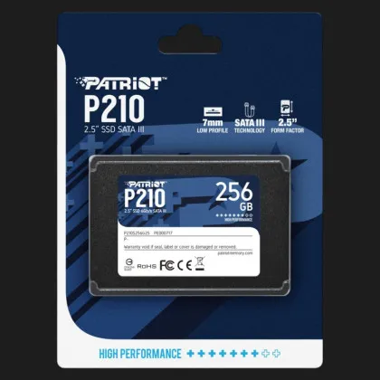 Накопичувач SSD Patriot P210 256GB SATA (P210S256G25)