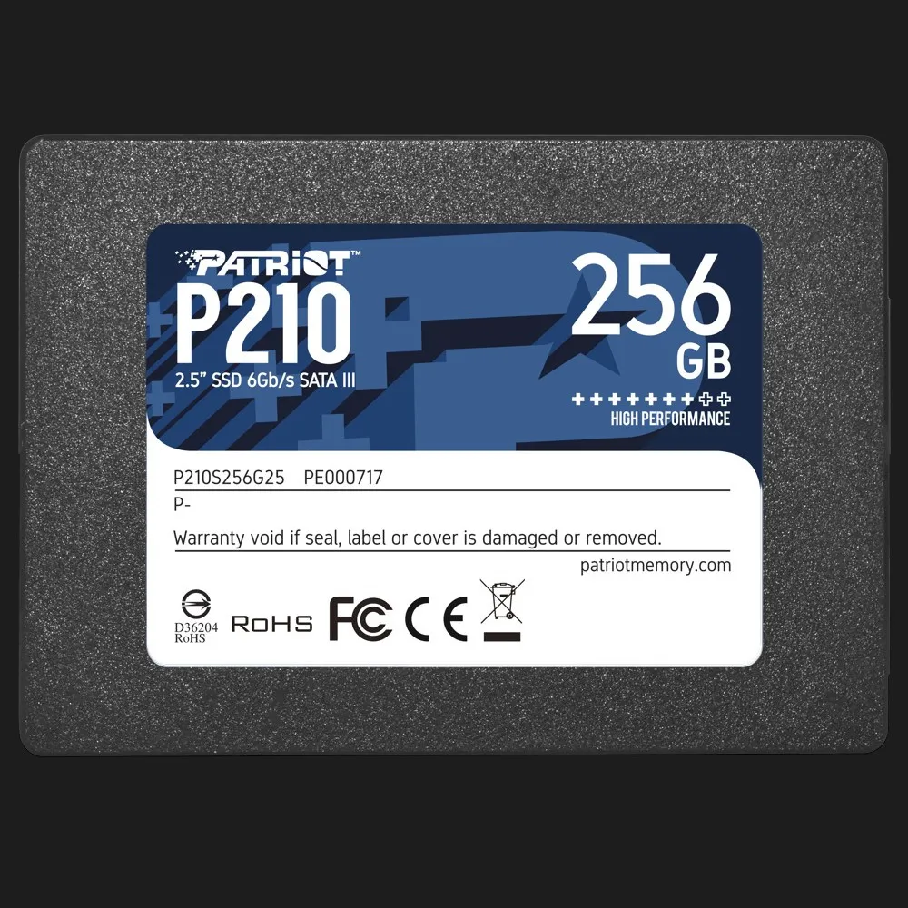 Накопичувач SSD Patriot P210 256GB SATA (P210S256G25) — фото 2