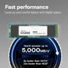 Накопитель SSD Crucial E100 480GB NVMe PCIe 4.0 (CT480E100SSD8)