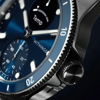 Смарт-годинник Withings ScanWatch Nova 42mm (Blue)