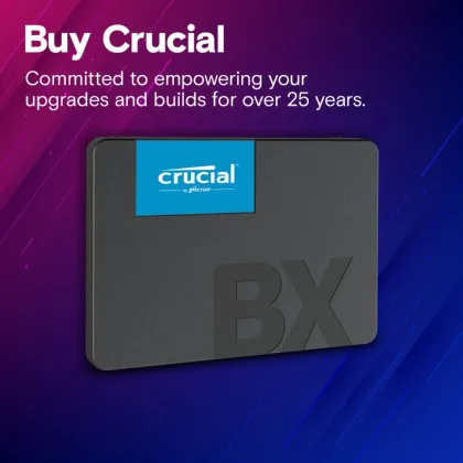 Накопичувач SSD Crucial BX500 240GB SATA (CT240BX500SSD1)