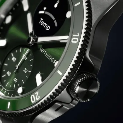 Смарт-годинник Withings ScanWatch Nova 42mm (Green)