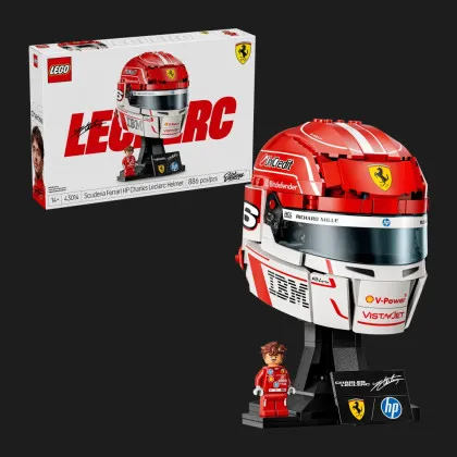 Конструктор LEGO Editions Шолом Шарля Леклера з команди Scuderia Ferrari HP (43014)