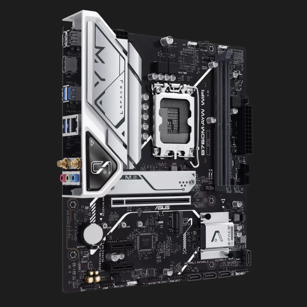 Материнська плата ASUS B760M-AYW WIFI-SI (90MB1FK0-M0UBY0)