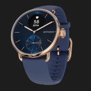 Смарт-часы Withings ScanWatch 2 38mm (Blue/Rose Gold)