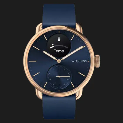 Смарт-годинник Withings ScanWatch 2 38mm (Blue/Rose Gold)