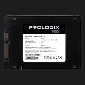Накопичувач SSD Prologix S320 960GB SATA (PRO960GS320)