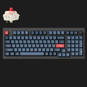 Ігрова клавіатура Keychron V5 Max 100 Key RGB Hot-Swap Gateron Jupiter Red (Black) (V5M-D1-UA)