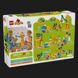 Конструктор LEGO DUPLO Town Строительная площадка и техника 3 в 1 (10476)