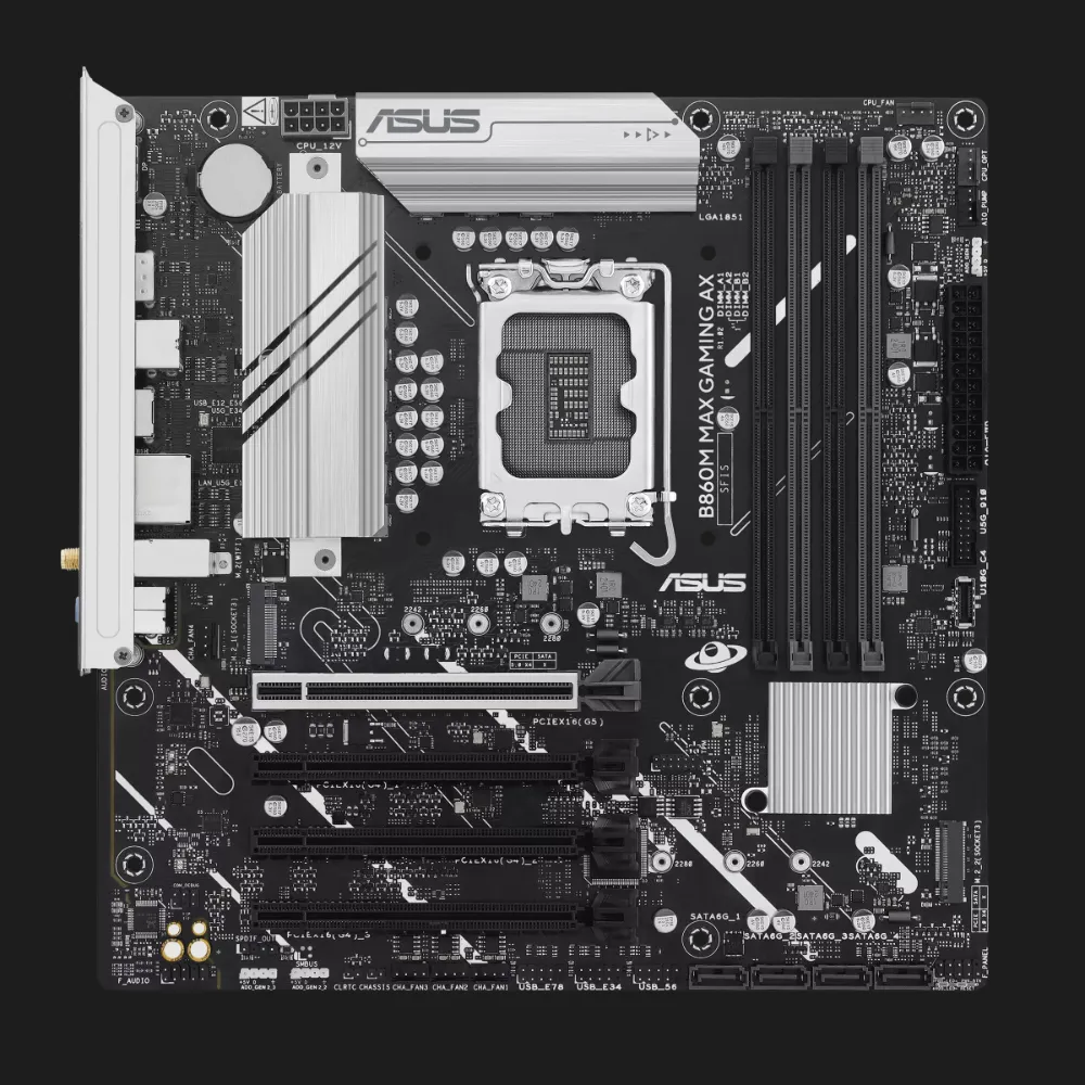 Материнська плата ASUS B860M MAX GAMING AX (90MB1JZ0-M0EAY0)