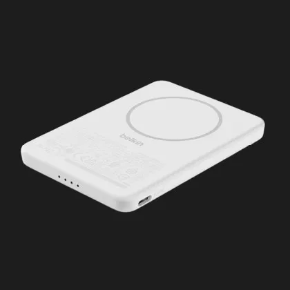 Зарядное устройство для Power Bank Belkin 5000mAh Slim Magnetic (White) в Чернигове