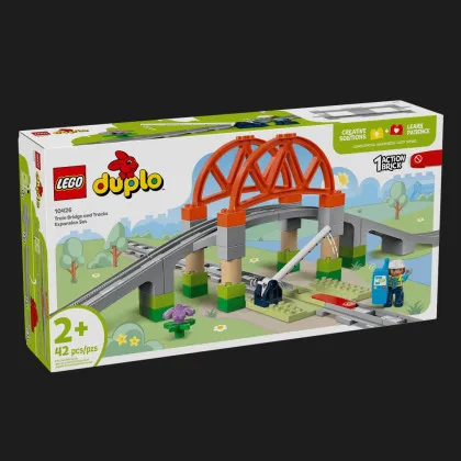 Конструктор LEGO DUPLO Дополнительный набор. Железнодорожный мост и рельсы (10426)