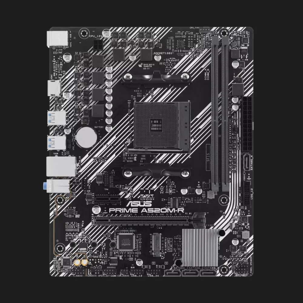 Материнська плата ASUS PRIME A520M-R (90MB1H60-M0EAY0)