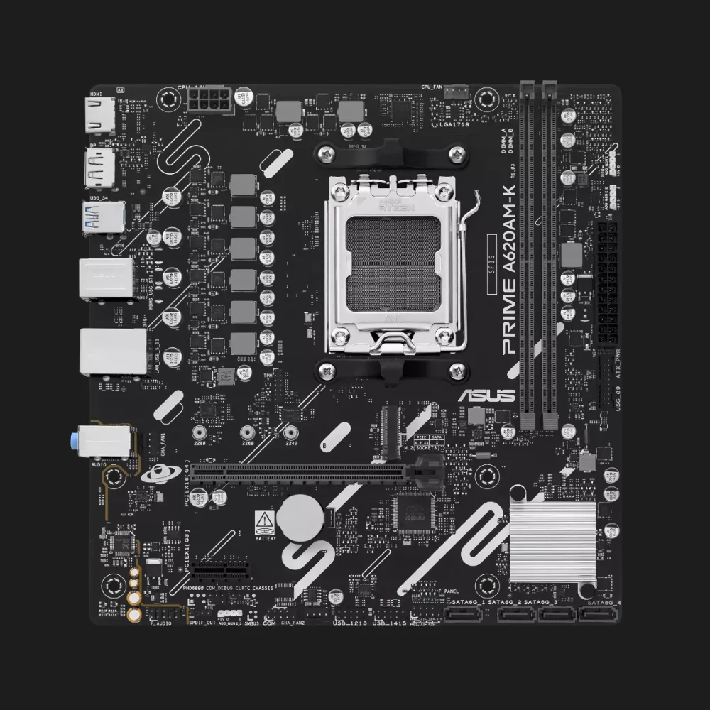 Материнська плата ASUS PRIME A620AM-K (90MB1GX0-M0EAY0)