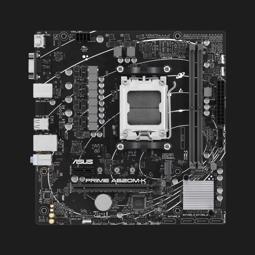 Материнська плата ASUS PRIME A620M-K (90MB1F40-M0EAY0)