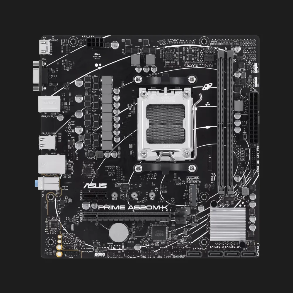 Материнська плата ASUS PRIME A620M-K (90MB1F40-M0EAY0)