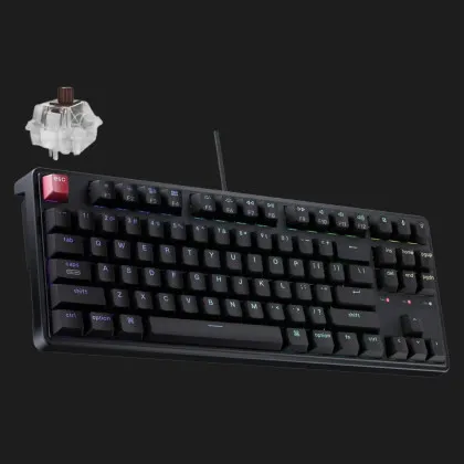 Игровая клавиатура Keychron C3 Pro V2 87 Key RGB K pro Brown (Black) (C3PX-H3-UA)