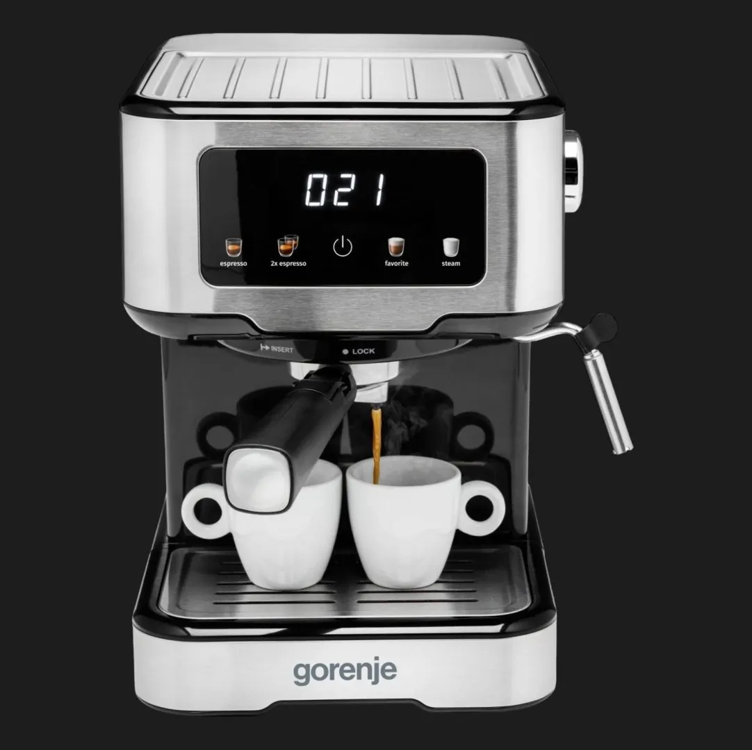 Кавоварка ріжкова Gorenje ESCM15CD (Silver/Black)
