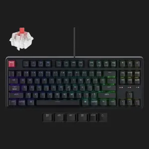 Ігрова клавіатура Keychron C3 Pro V2 87Key RGB Hot-Swap K pro Red EN/UKR (Black) (C3PX-H1-UA)