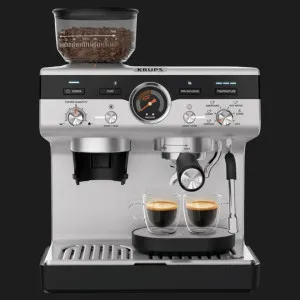 Кавоварка ріжкова Krups Precision+ (Silver/Black) в Олександрії