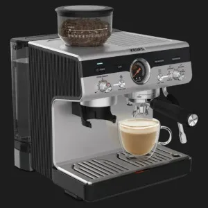 Кавоварка ріжкова Krups Precision+ (Silver/Black) в Олександрії