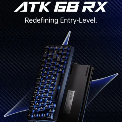 Ігрова клавіатура ATK 68 RX eSports Hall Effect (Black) (ATK 68 RX black)