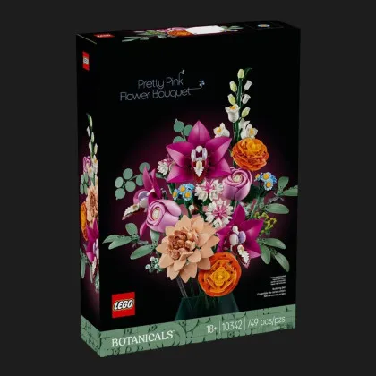 Конструктор LEGO Botanicals Милый розовый букет цветов (10342)