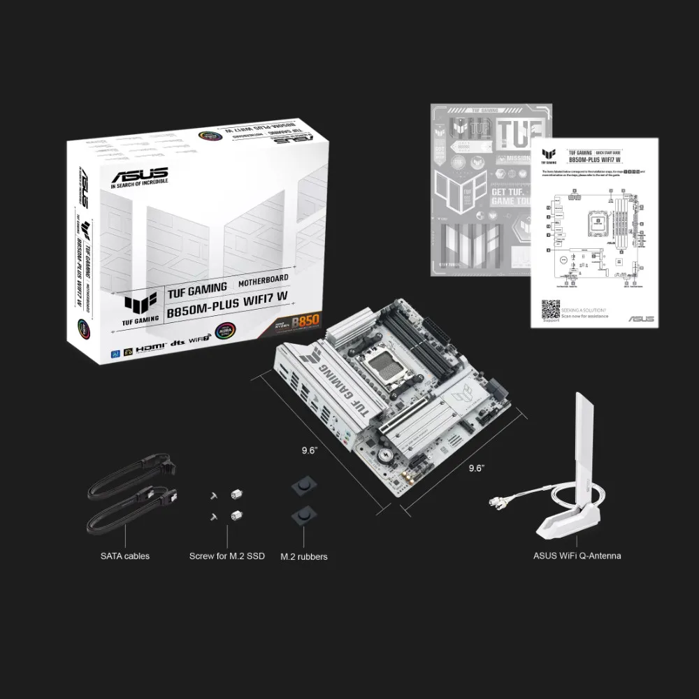 Материнская плата ASUS TUF GAMING B850M-PLUS WIFI7 W (90MB1MD0-M0EAY0)