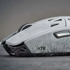 Ігрова миша ATK Blazing Sky GHOST Hollow Carbon Fiber Wireless Gaming Mouse Extreme (Silver) в Бродах