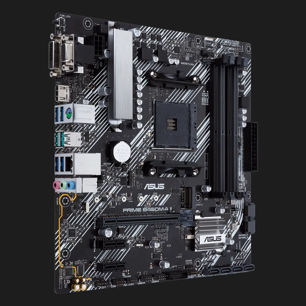Материнская плата ASUS PRIME B450M-A II (90MB15Z0-M0EAY0)