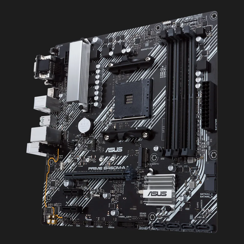 Материнская плата ASUS PRIME B450M-A II (90MB15Z0-M0EAY0)