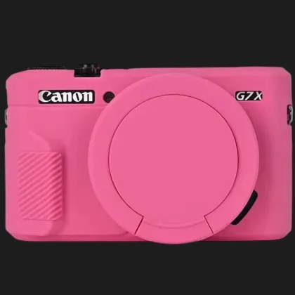 Чохол силіконовий Canon G7X Mark III для цифрових фотокамер (Raspberry)