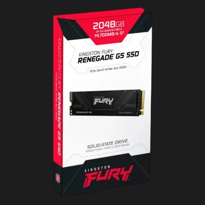 Накопичувач SSD Kingston Fury Renegade G5 2TB NVMe PCIe 5.0 (SFYR2S/2T0)