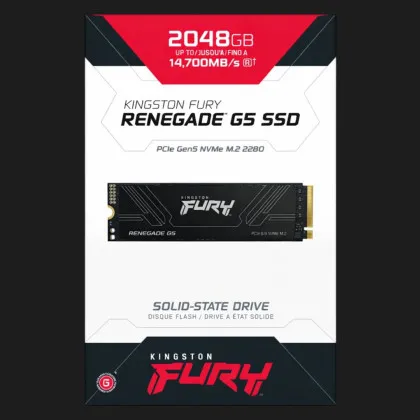 Накопичувач SSD Kingston Fury Renegade G5 2TB NVMe PCIe 5.0 (SFYR2S/2T0)