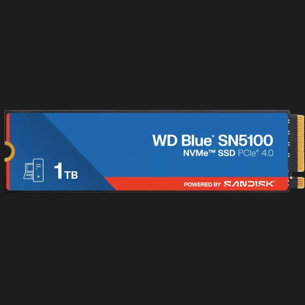 Накопичувач SSD WD Blue SN5100 1TB NVMe PCIe 4.0 (WDS100T5B0E)