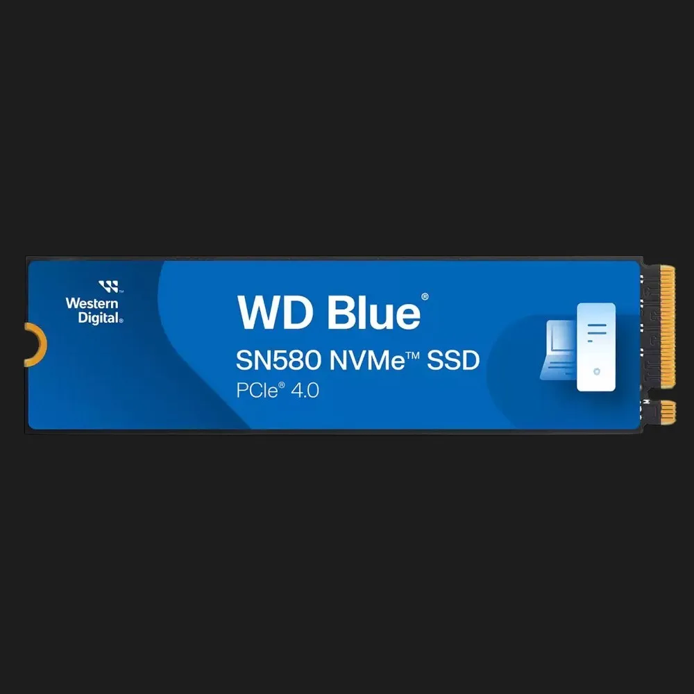 Накопичувач SSD WD Blue SN580 500GB NVMe PCIe 4.0 (WDS500G3B0E)