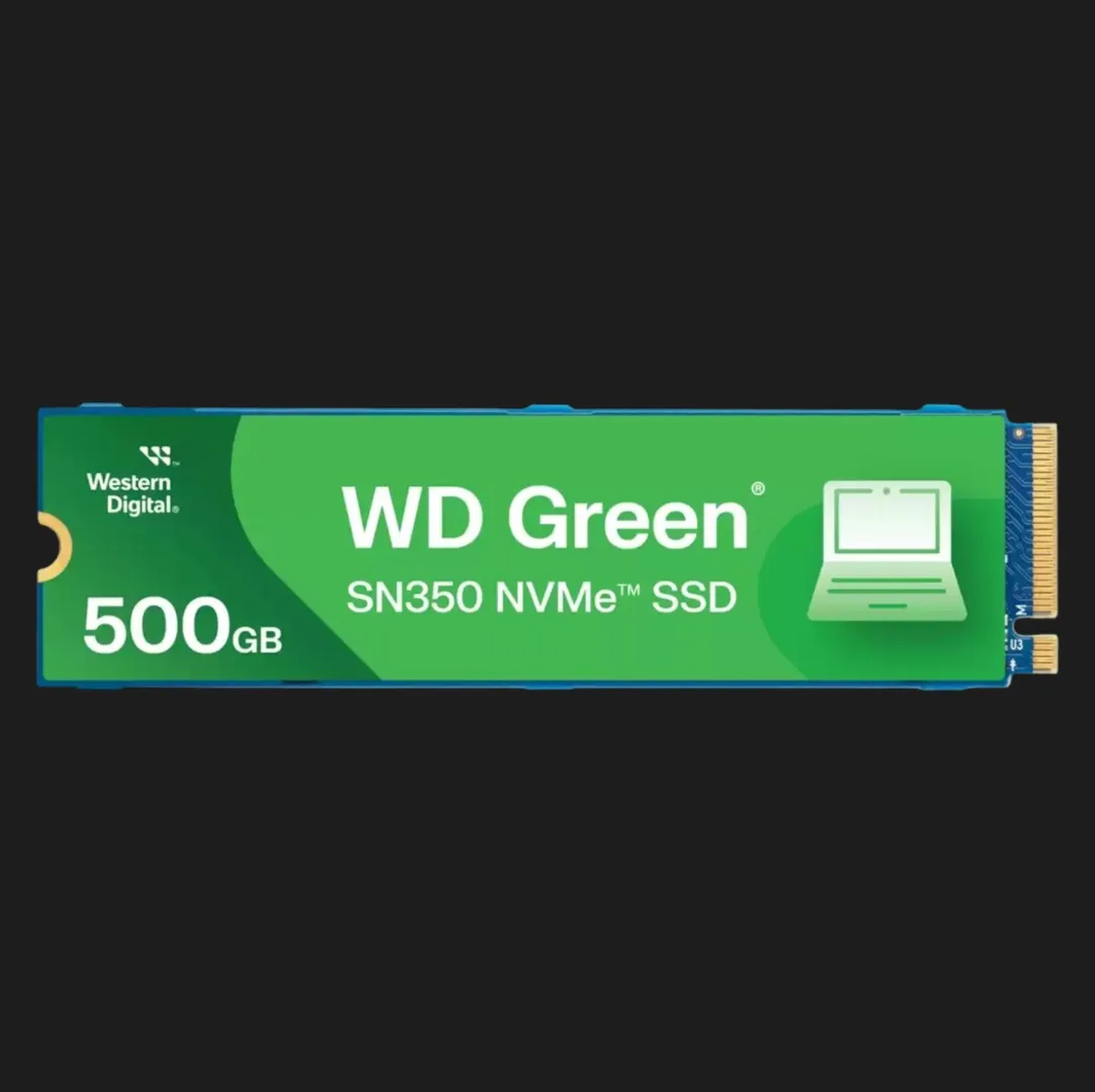 Накопичувач SSD WD Green SN350 500GB NVMe PCIe 3.0 (WDS500G2G0C)