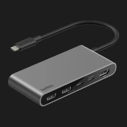 Адаптер Belkin USB-C 5 в 1 Multiport Dock (AVC022HQSGY)
