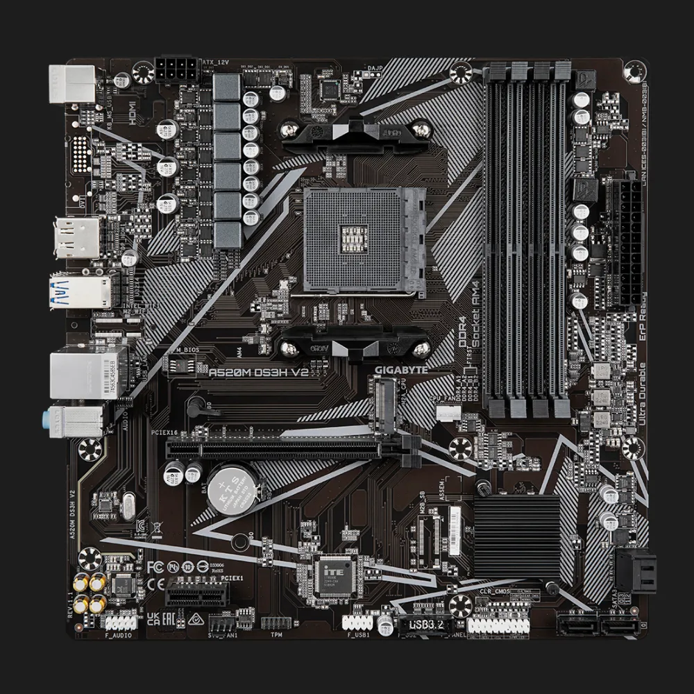 Материнська плата GIGABYTE A520M DS3H V2 (A520M_DS3H_V2)