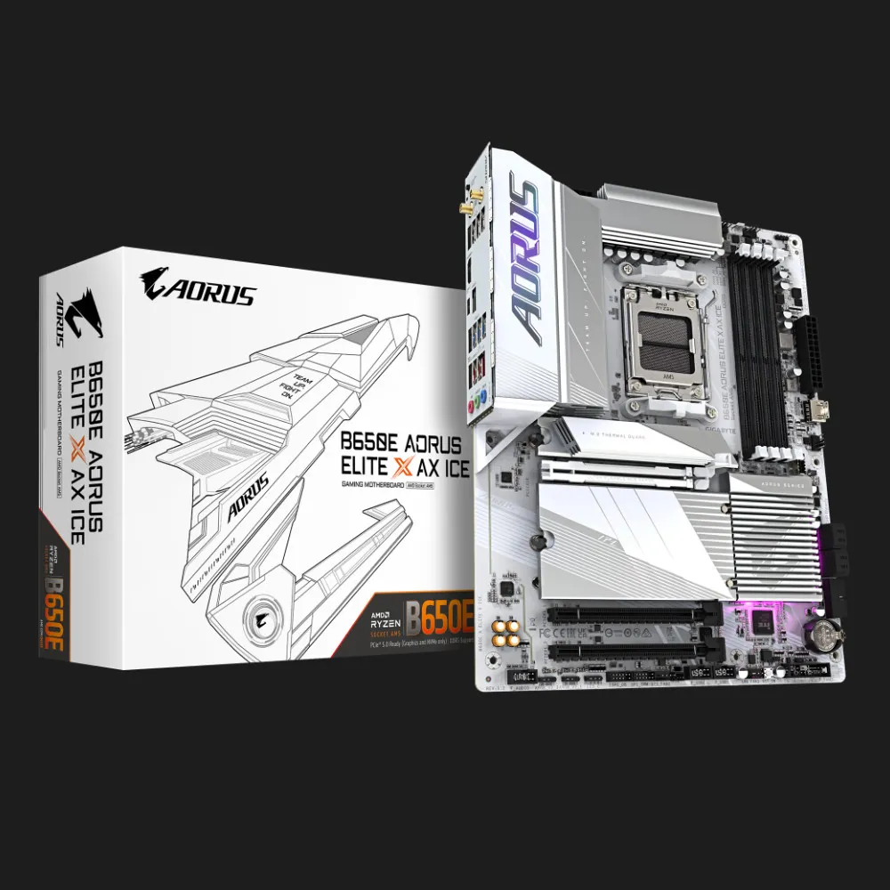 Материнская плата GIGABYTE B650E A ELITE X ICE (B650E_A_ELITE_X_ICE)