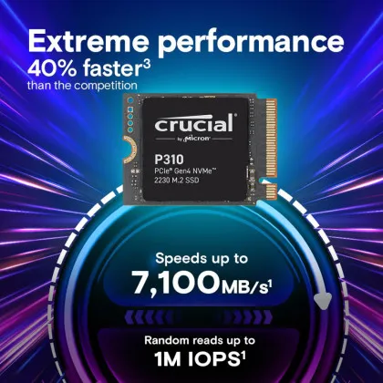 Накопитель SSD Crucial P310 1TB NVMe PCIe 4.0 (CT1000P310SSD2)